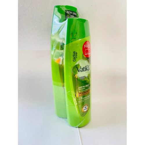 Dabur Vatika Cactus Шампунь против выпадения волос 400+200мл Ватика