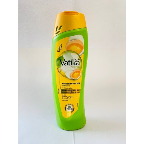 Dabur Vatika Egg protein Шампунь для питания тонких волос 400мл Ватика