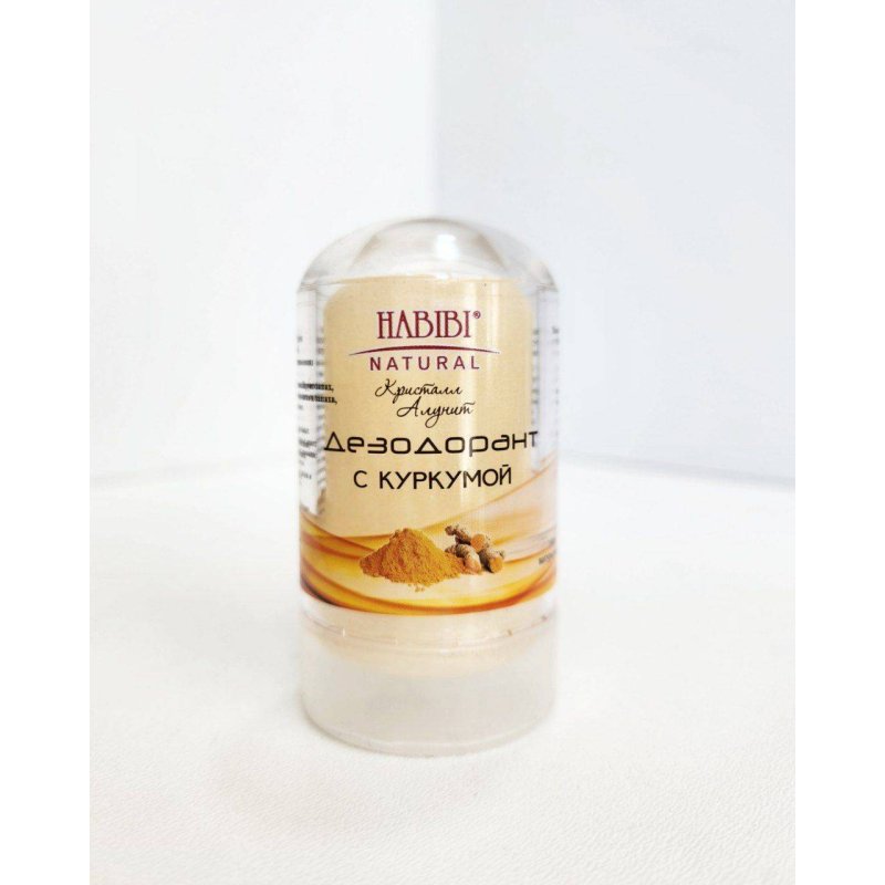 Habibi Natural Дезодорант Кристал Алунит Куркума 60г
