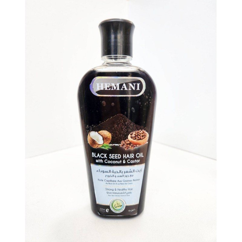 Hemani Масло для волос Black Seed 200мл