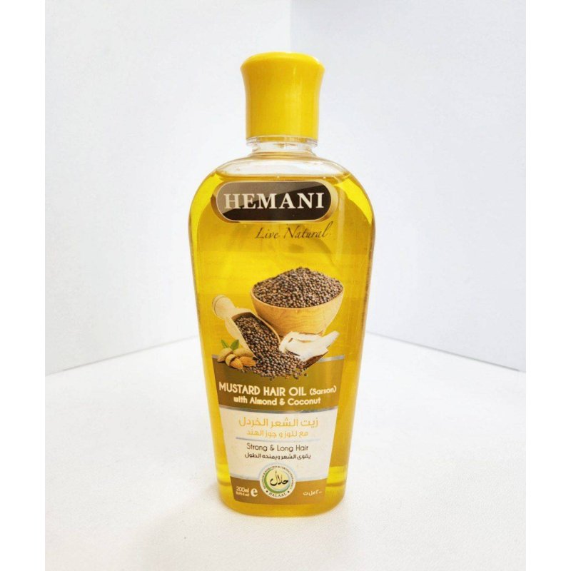 Hemani Хемани Mustard Масло для волос 200мл
